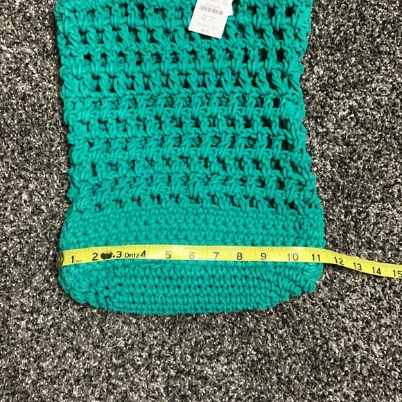 J.Crew Green Crochet Bag NWT - Picture 5 of 9